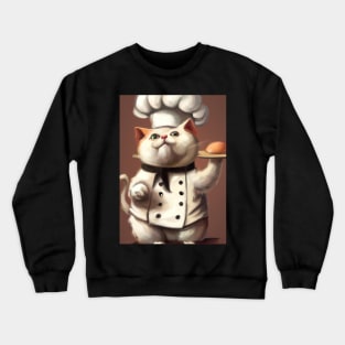 Chef Cat Crewneck Sweatshirt